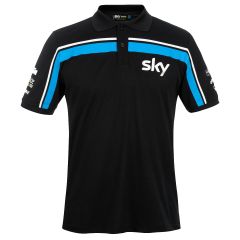 VR46 2018 Sky Racing Team Polo T-Shirt Black