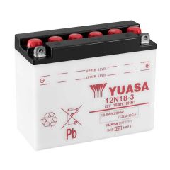 Yuasa 12N18-3 Battery - 12V