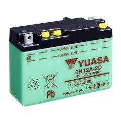 Yuasa 6N12A-2D Battery - 6V
